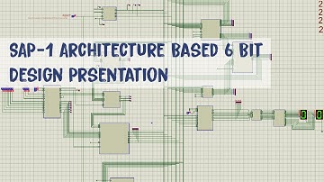 SAP-1 Architecture Based 6-Bit Computer Design and its implementation   #proteus #simulation