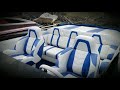 Martinez marine interiors. Custom boat seats. Marine interiors. Boat upholstery