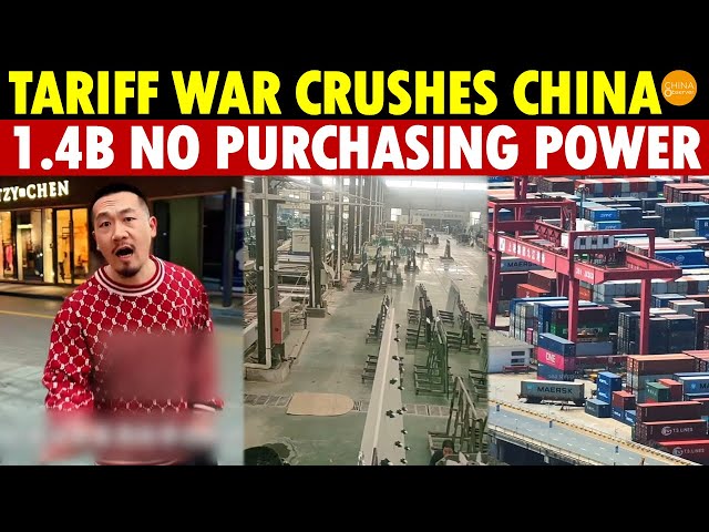 Trump's Tariff War Crushes China's Economy, Exposing 1.4 Billion Chinese Have No Spending Power - YouTube