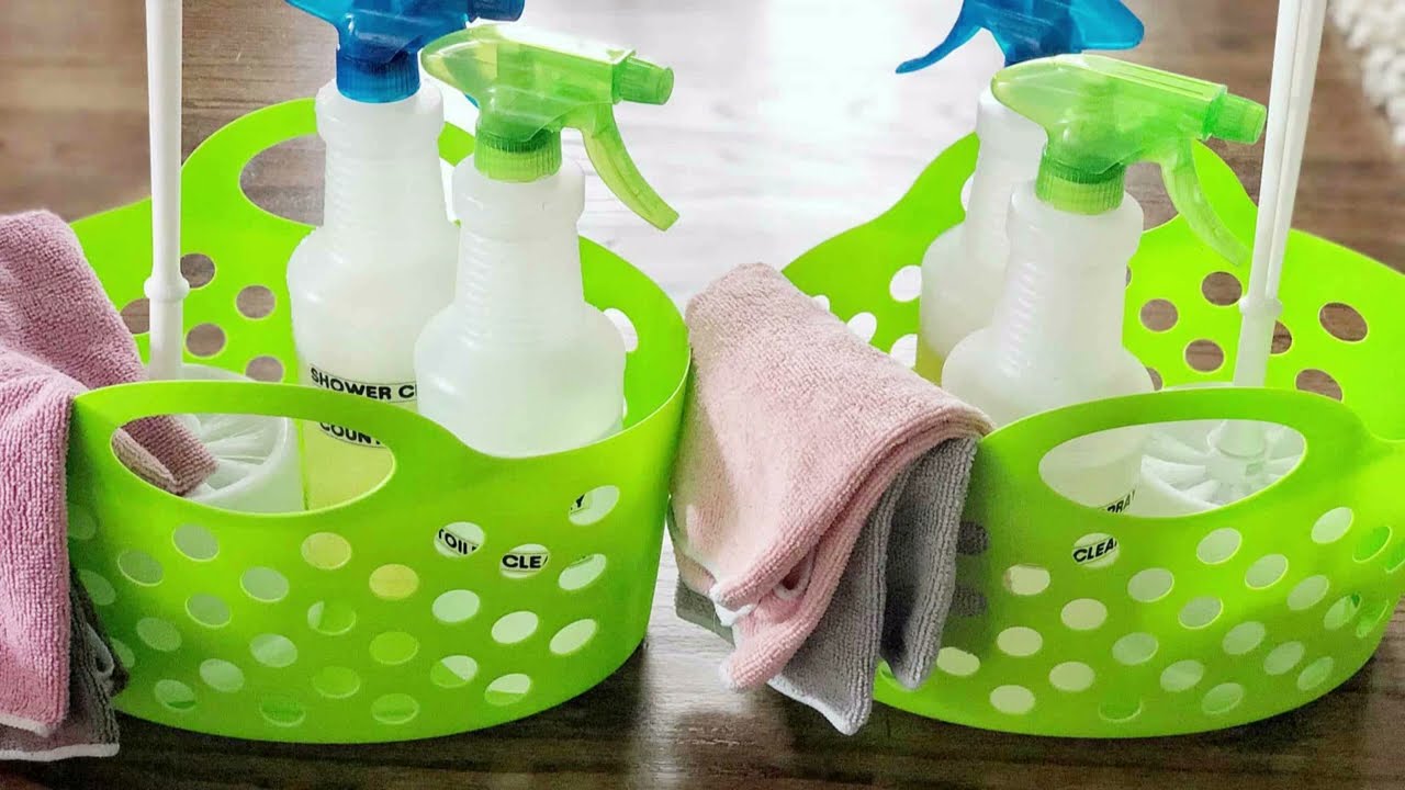 How to Put Together a Cleaning Caddy - Mack Maids