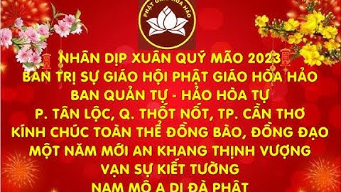 HẢO HÒA TỰ - ĐÊM GIAO THỪA ĐÓN XUÂN QUÝ MÃO 2023