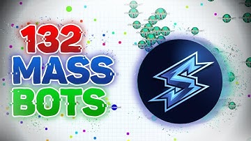 AGAR.IO 120 BOTS GAMEPLAY #2 || OP-BOTS.COM