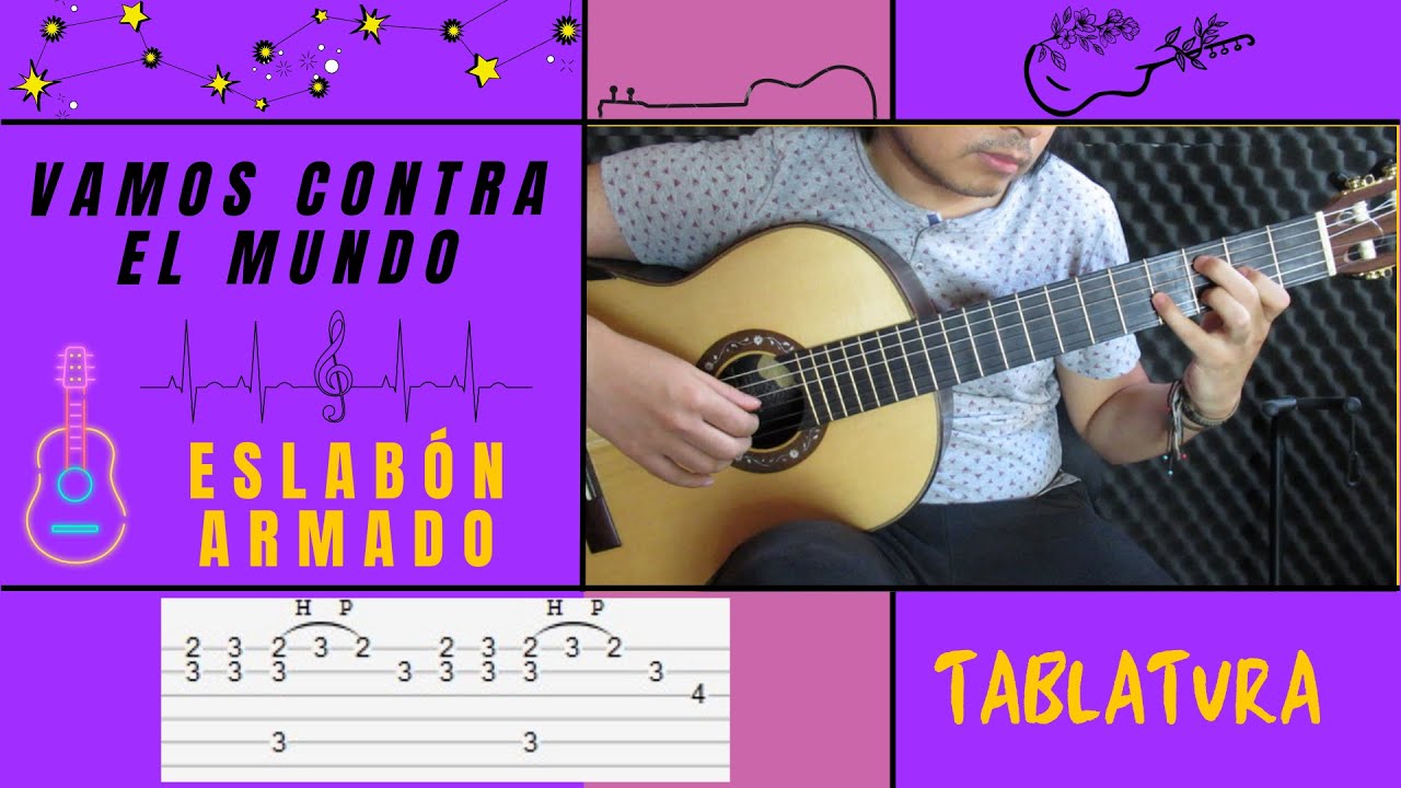 Cómo tocar Vamos contra el mundo de Eslabón Armado | Iván Plata guitar