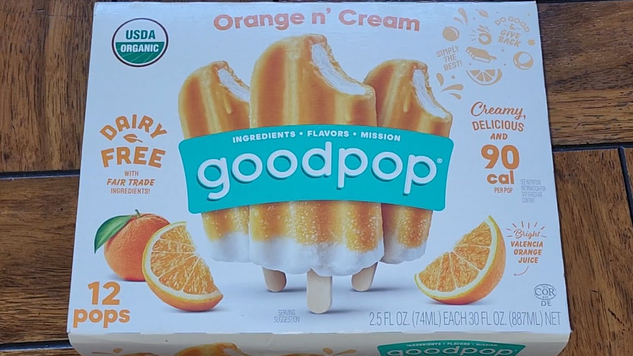 Goodpop Dairy-Free Frozen Pops Review & Information