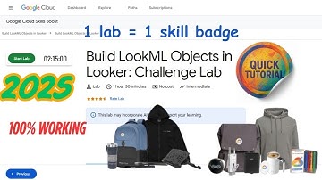 Build LookML Objects in Looker: Challenge Lab [2025] | GSP361 #qwiklabs #arcade