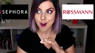 Nákupy a Novinky: Rossmann a Sephora