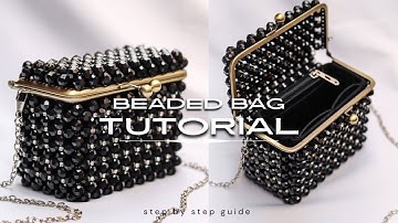 Create a Unique Beaded Bag with Metal Frame | Step-by-Step Tutorial | Beaded Stylish Accessory | DIY