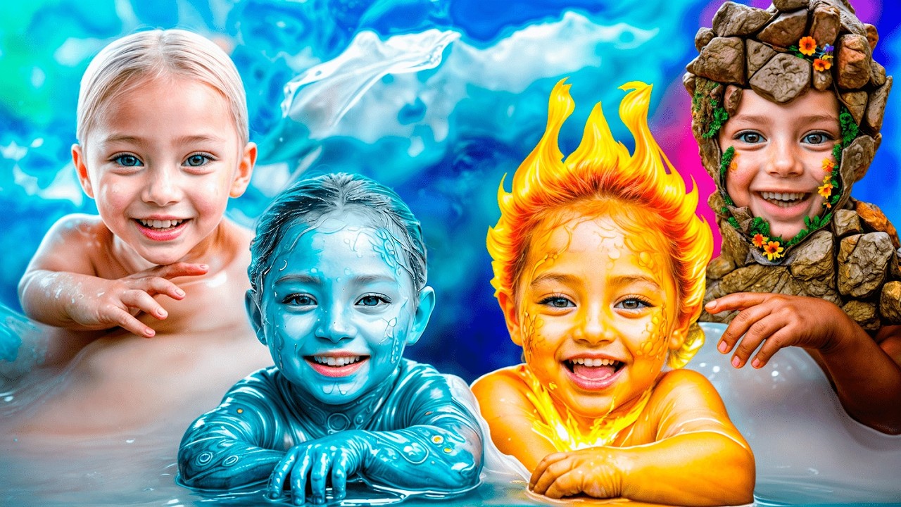 Wade și Ember de la ELEMENTAL au un Bebelus! Foc vs apă trucuri pentru părinți!