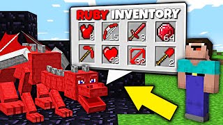 HOW DEFEAT THE RUBY DRAGON TO GET THESE DRAGON THINGS IN MINECRAFT ? 100% TROLLING TRAP !