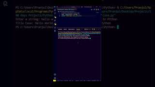 Convert a string to Title Case #shorts#viral#html#css#js