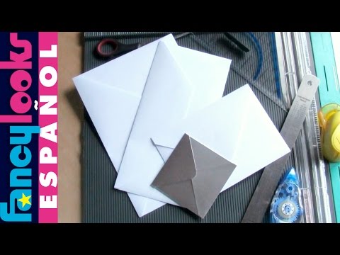 Video: ¿Cómo hacer un pequeño sobre de papel? Clase magistral paso a paso