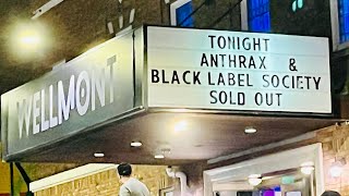 Exodus, Black Label Society, Anthrax Wellmont Theater 1/31/23 Highlights