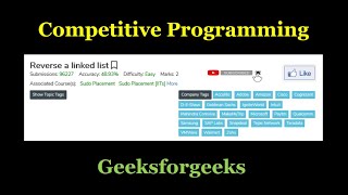 Reverse a Linked List | Competitive Programming | Must do | Hacker earth