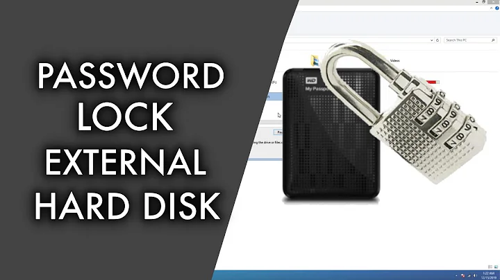 How To Password Protect External Hard Disk / Flash Drive