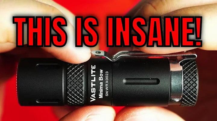 SMALLEST LEP Flashlight!? Vastlite Minima Bow (UPDATE!)