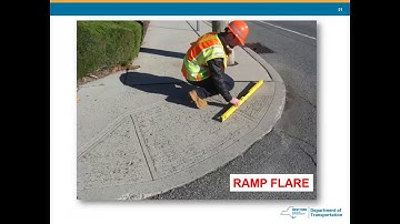Training Video: Inspecting ADA-compliant curb ramps 2020