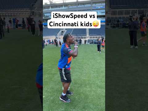 @IShowSpeed challenges Cincinnati kids😝