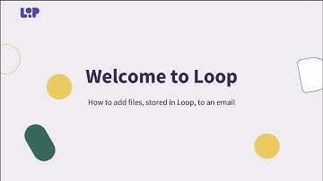 How to add a Loop file to an email