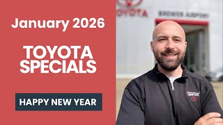 January 2026 Toyota Specials & APR Deals