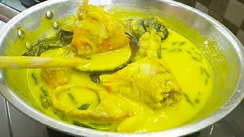 Thumbnail of YELLOW CARP FISH GULAI / PANGEK MASIN, A TRADITIONAL PADANG COOKING