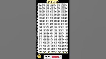 Find the unique number in this Image | Brain Visible | #shorts #games #eyesgame #shortsgame