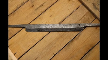 Forging A Draw Knife From A Leaf Spring PT 1
