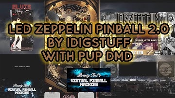 LED ZEPPELIN 2.0 PUP DMD by iDigStuff ,VPX Virtual Pinball