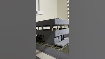 Architectural miniature model _ 1:100 scale Apartment building. #miniaturemodel
