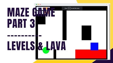 How To Make A Maze Game on Scratch Part 3 - Levels & Lava