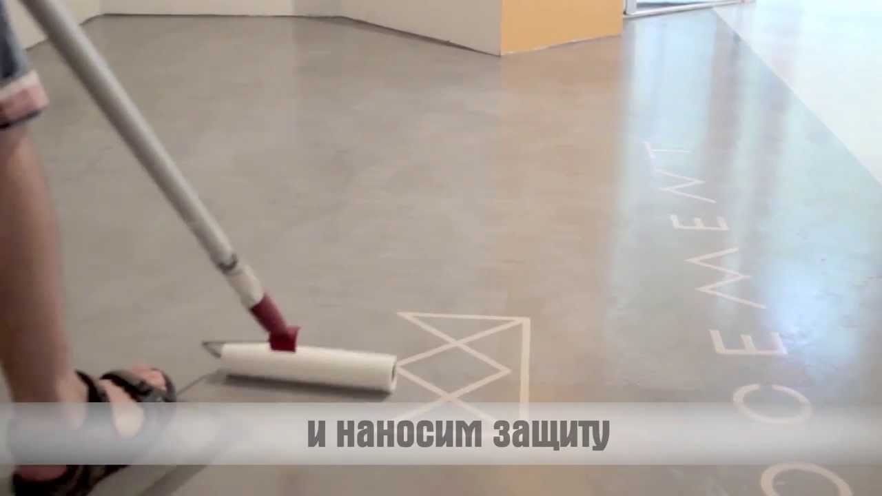 Нанесение микроцемента Edfan на плитку без демонтажа (Microcement Edfan in Ukraine).