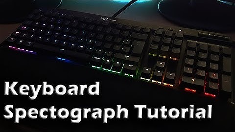 Corsair Keyboard Audio Visualiser Tutorial