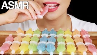 ASMR Nik-L-Nip Wax Bottles Candy Drinks EATING SOUNDS MUKBANG No Talking