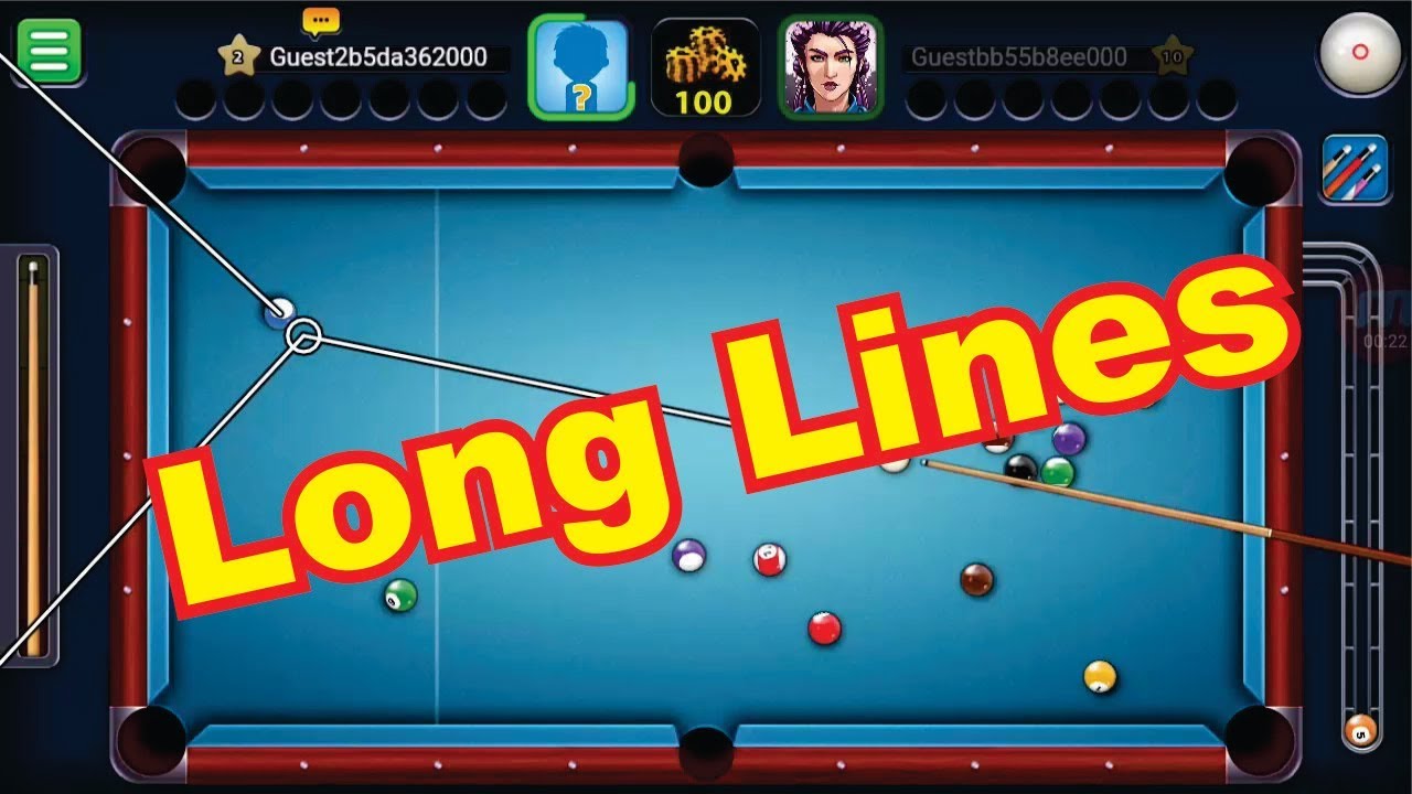 8 ball pool long line stick with game guardian (100% working ... - 