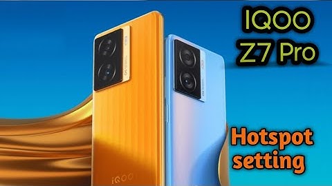 Hotspot Setting Iqoo Z7 Pro, How To Set Hotspot Password Iqoo Z7 Pro, How To Hotspot Setup