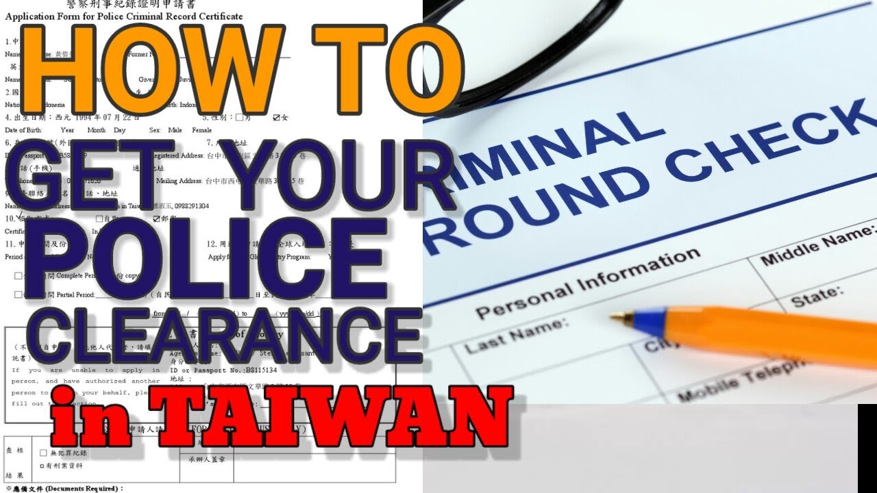 HOW TO GET POLICE CLEARANCE IN TAIWAN ︳PARA SA MGA OFW FILIPINO