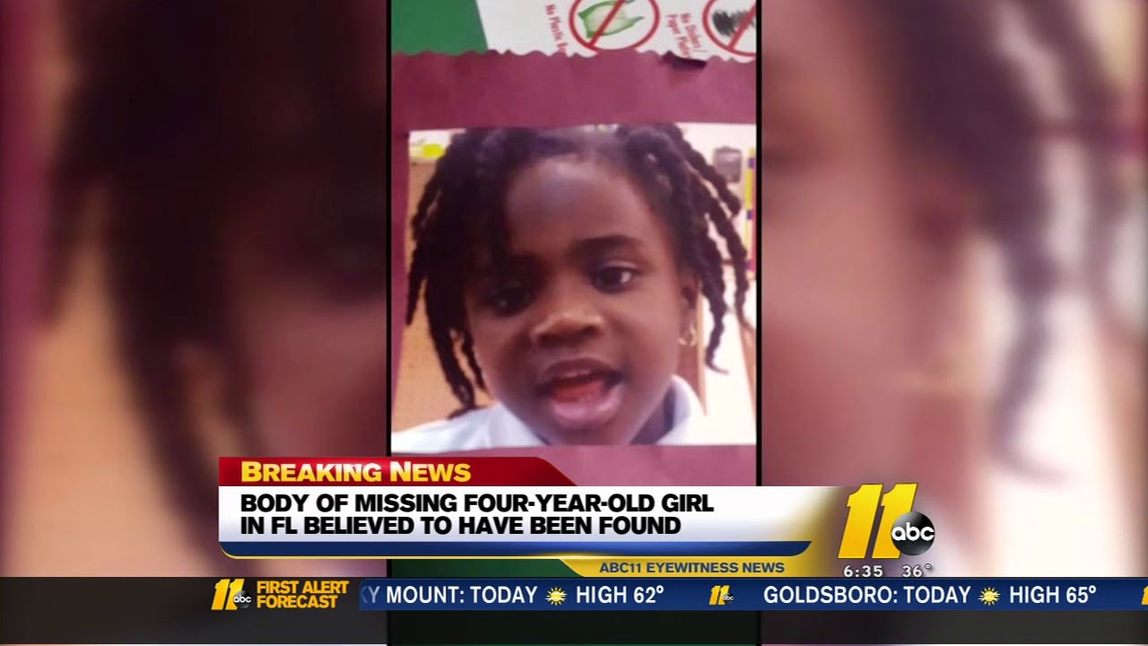 Body Of Missing 4 Year Old Girl Found In Pond Youtube