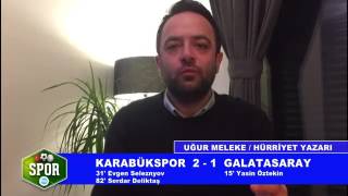Karabükspor Galatasaray Maç Özeti̇