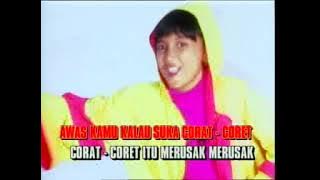 Karaoke Jangan Coret Coret, 2 Dara Manis, Nostalgia Lagu Anak, No Vocal Left 0117