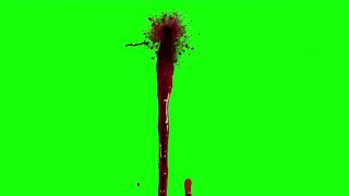 Green Screen Blood Effect Green Screen Blood Video - Green Screen Blood Splatter