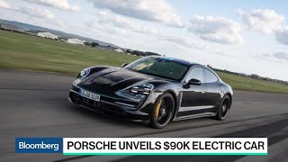 Porsche Unveils $90,000 Taycan All-Electric Car