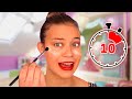 10 MINUTE MAKEUP CHALLENGE!! *impossible* | Sydney Morgan