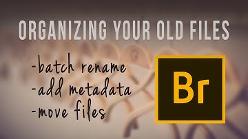 Adobe Bridge-Batch Rename-Add Metadata