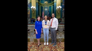 01.25.22 2021 PIAA 3A State Track and Field Championship Two-Time Champion Laila Campbell Recognized