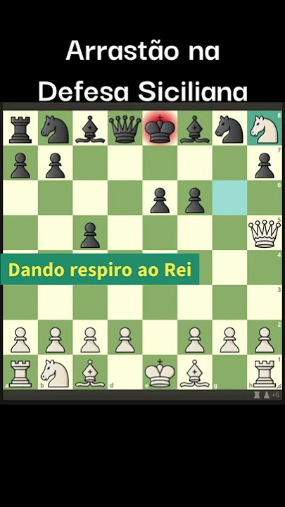 Enfrentando a Siciliana Dragão. #xadrez #chess #abertura #siciliana #a