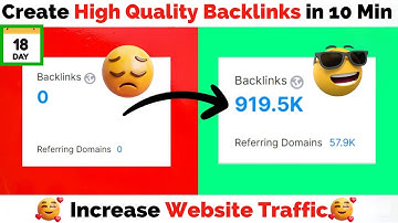 Create High Quality Backlinks in 10 Min | Increase Traffic Day 18