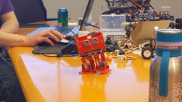 Robots Workshop: ELEGOO Walking Arduino Robot - PenguinBot programmed with Visuino