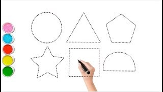 The Secrete to Easy Learning of 2D Shapes and Colors for kids