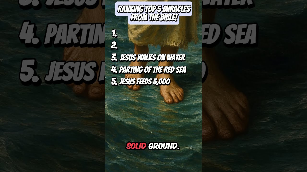 Top 5 Miracles From The Bible That Still Blow Minds Today 