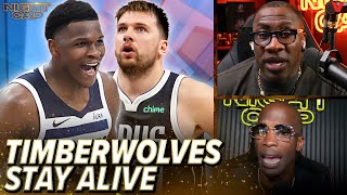 Unc & Ocho react to Wolves beating Mavericks in Game 4: Ant & KAT stay alive | Nightcap