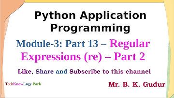 Regular Expressions - Part 2